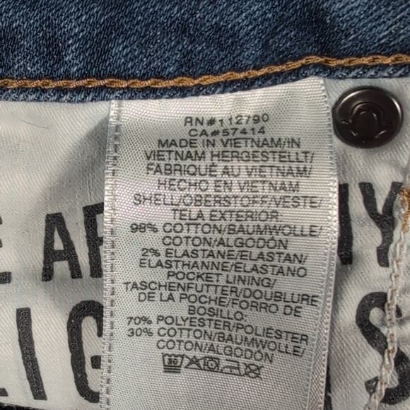 True Religion Halle Skinny Jeans Women’s 26 Blue Patchwork Distressed Denim - Picture 12 of 15